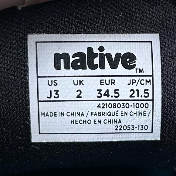 Native Kensington Treklite Water Resistant Black Chelsea Synthetic Size 3 Boot. - Picture 7 of 8